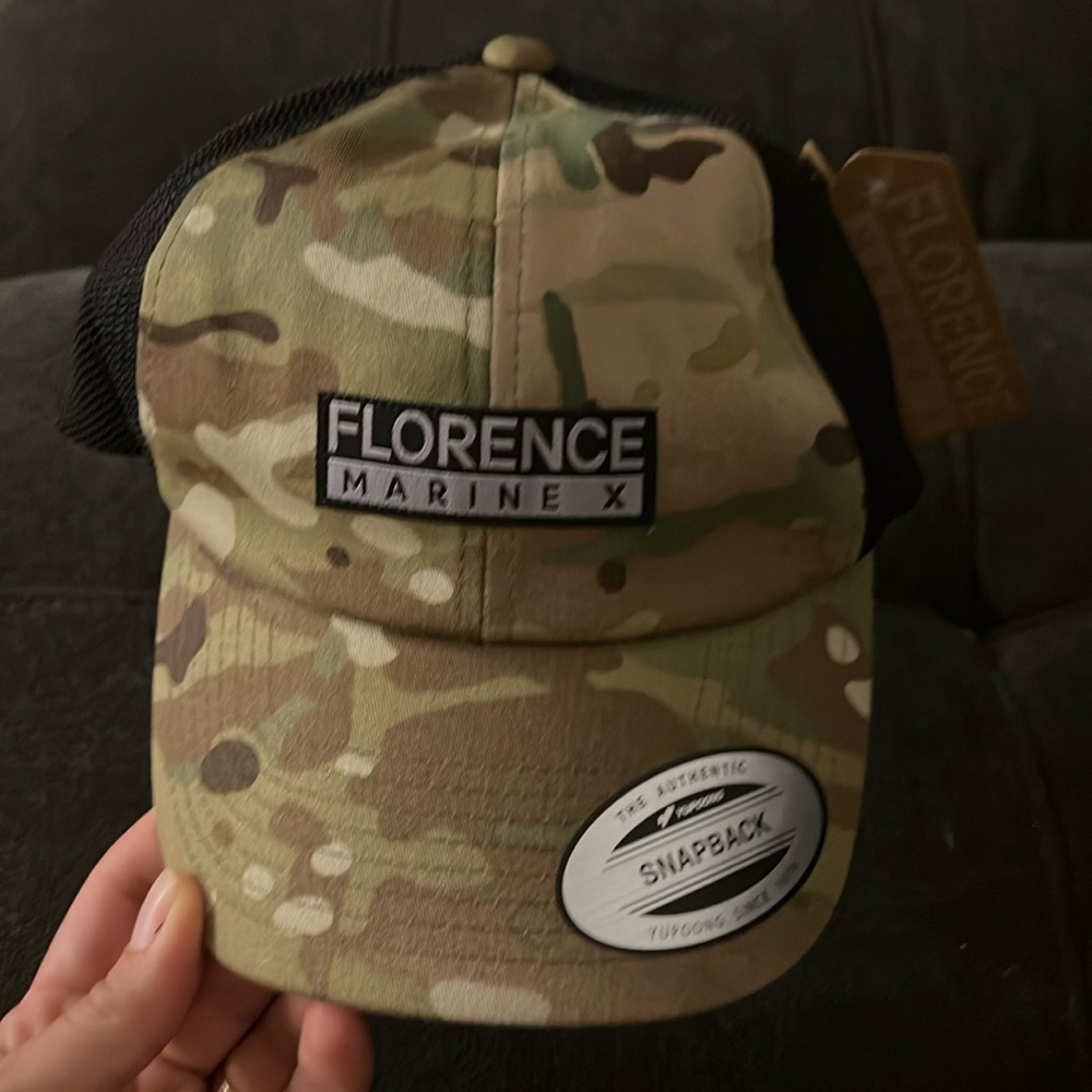 NWT Florence Marine X Unstructured Trucker Hat
